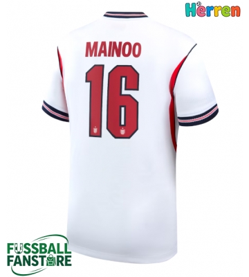 England Kobbie Mainoo #16 Replik Heimtrikot WM 2026 Kurzarm